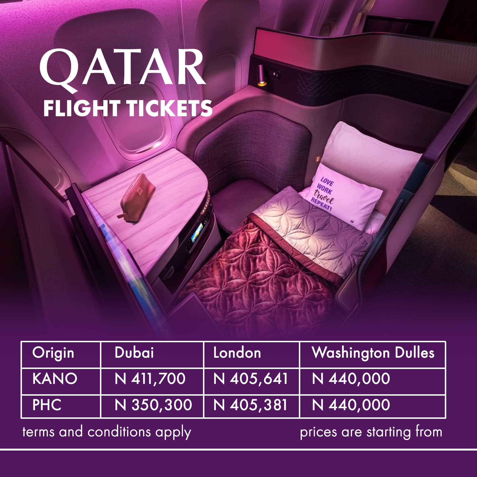 Fly Qatar Airways Flight web