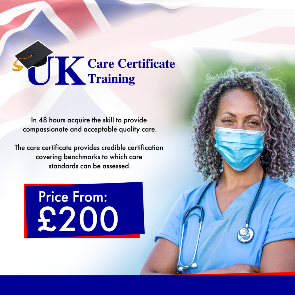 UK Care Cetificate Traning