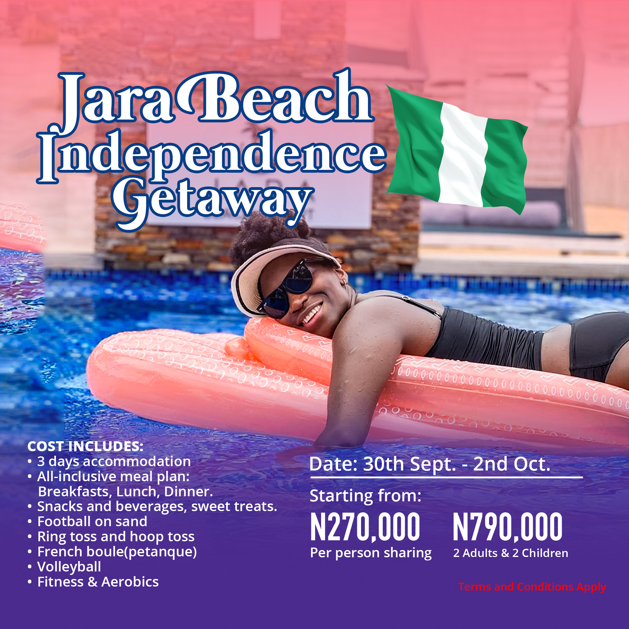 Jara Beach Independence Getaway